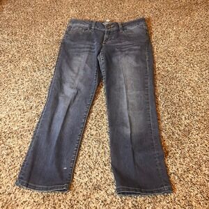 Cabi Jeans Womens Size‎ 4 Blue Denim Cropped Pants